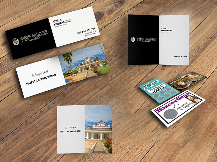 Ejemplo de tarjetas de visita
